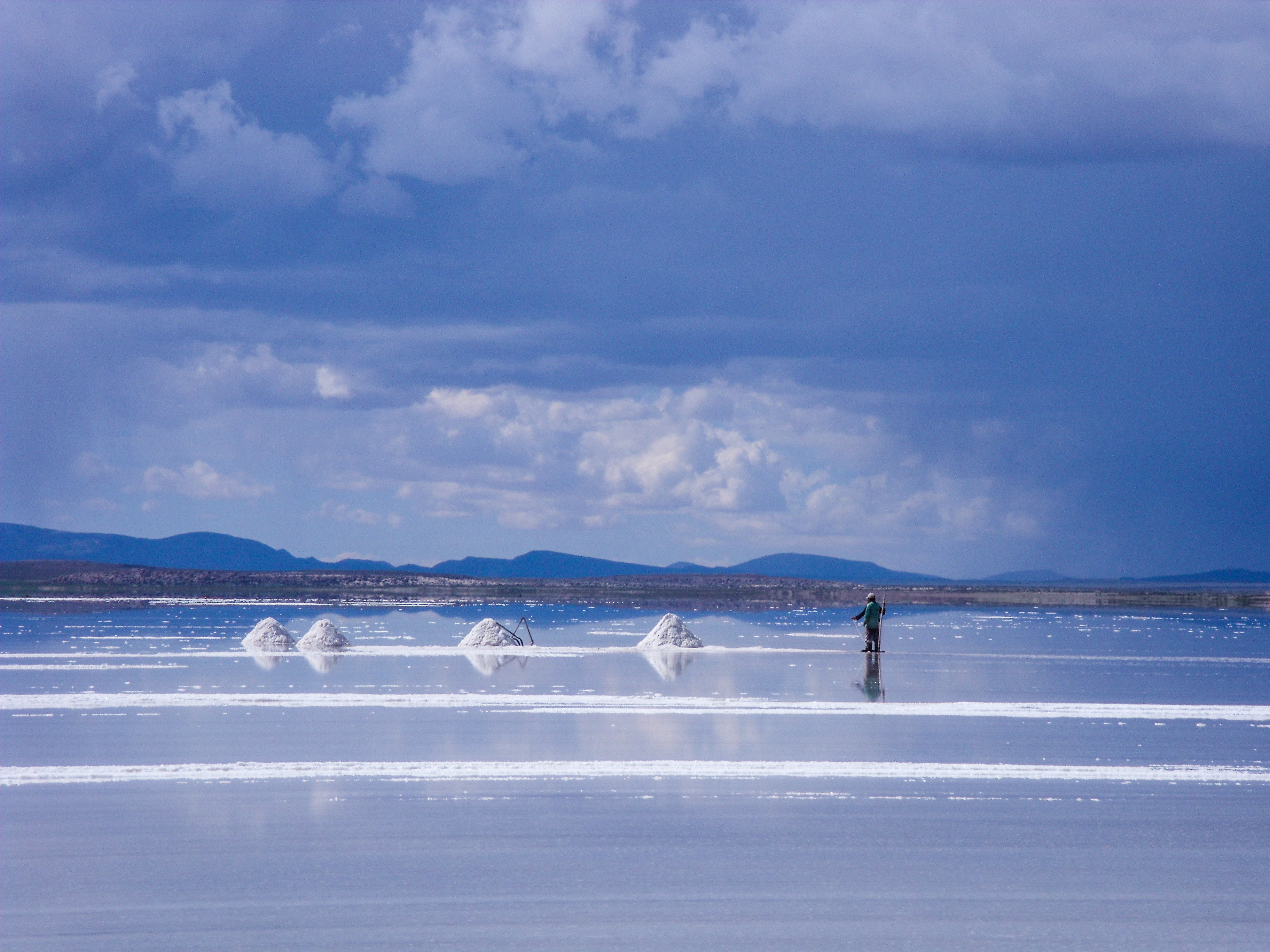 © aha - anders handeln e.V. Salar de Uyuni in Bolivien - eines der größten Lithium Vorkommen der Erde
