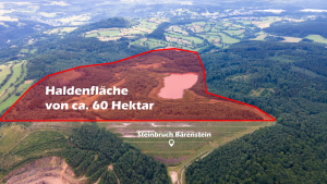 Fotomontage: Steinbruch Bärenstein, © BI Bärenstein, 2023
